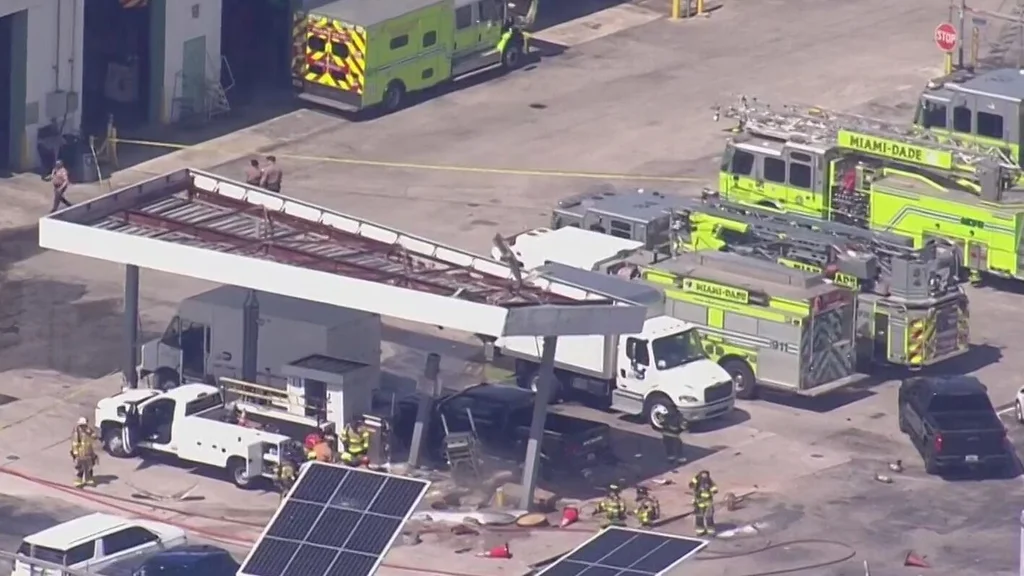 Emergency crews respond to reports of possible explosion in southwest Miami-Dade on Monday