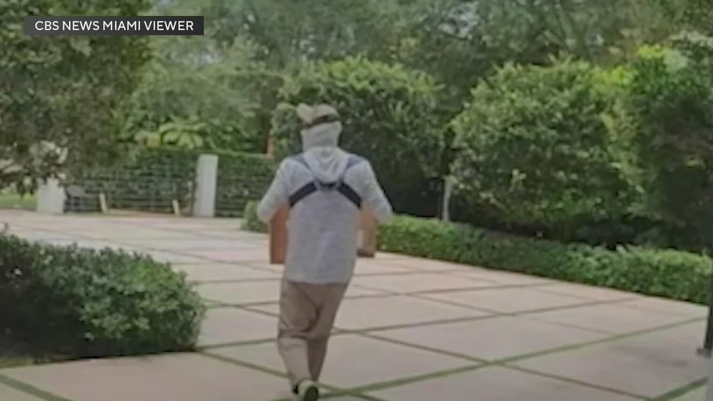 Kendall porch pirate caught on camera spoiling a Father's Day surprise