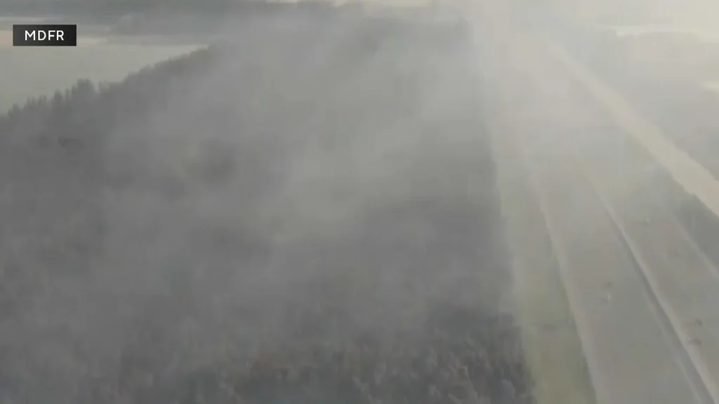 Wildfires still burn in west Miami-Dade