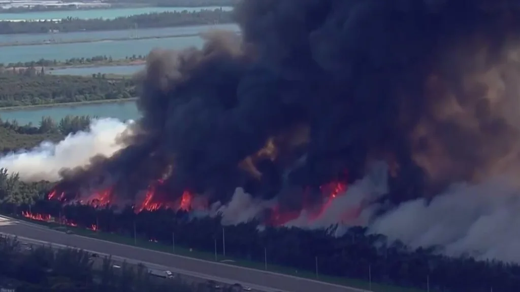 New wildfire ignites in Miami-Dade as crews gain upper hand on previous blazes