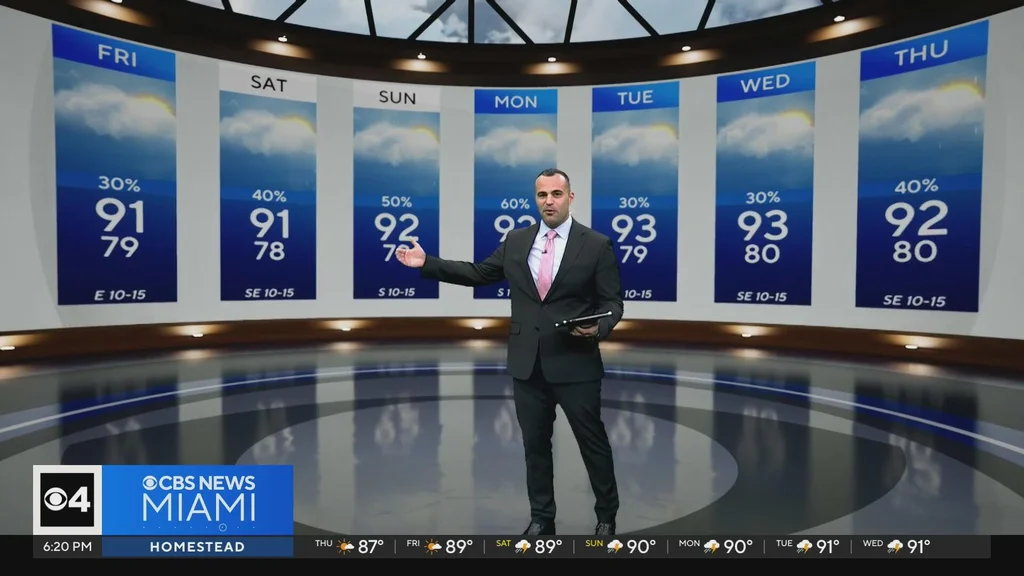 Added moisture brings more heat and humidity to South Florida