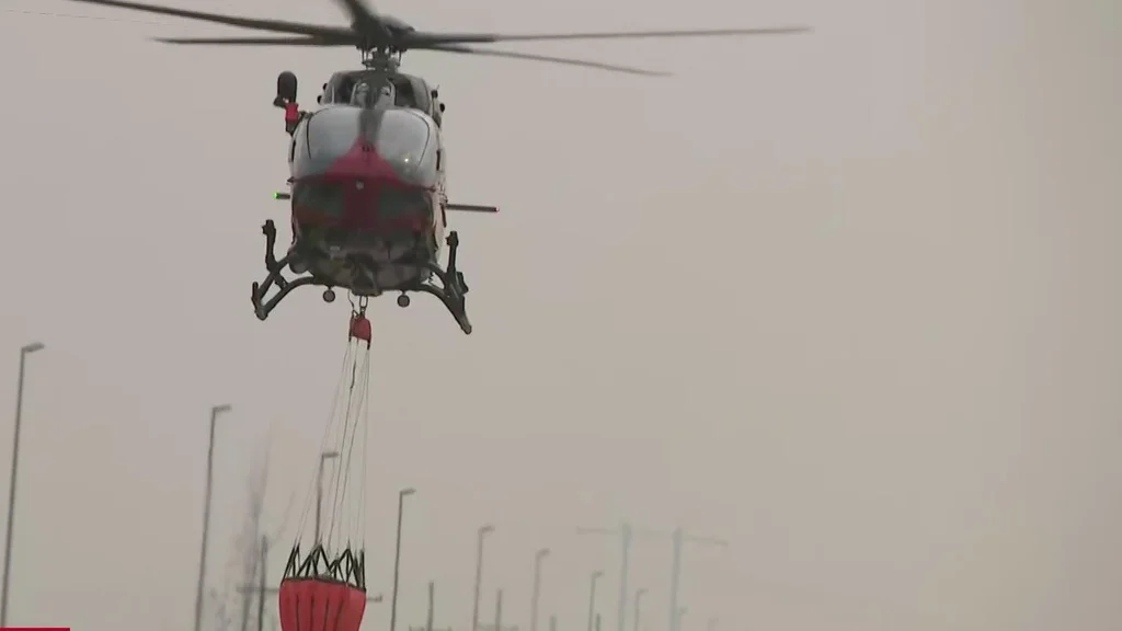 Officials continue to fight flames in West Miami-Dade