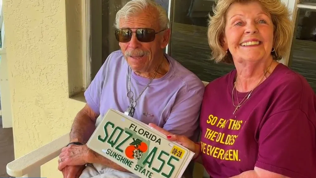 South Florida woman received a license plate number with a racy message