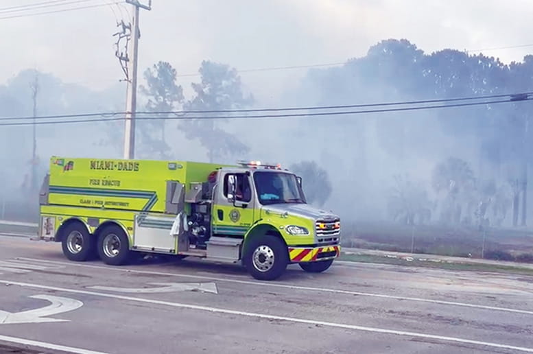 MDFR units respond to Kendall grass fire