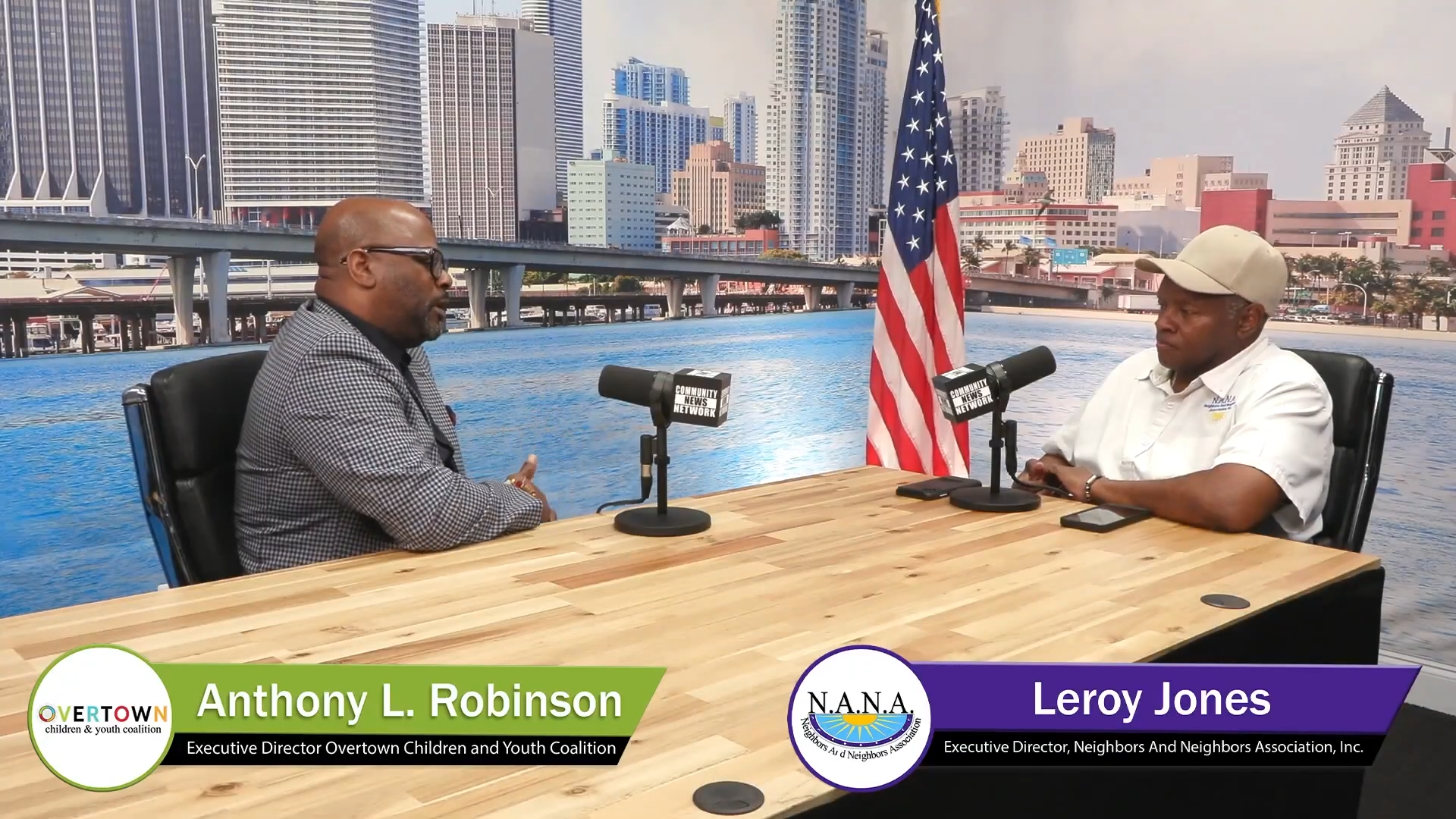 NANA Talk: Leroy Jones and Guest Anthony L. Robinson Executive Director of Overtown Children & Youth
