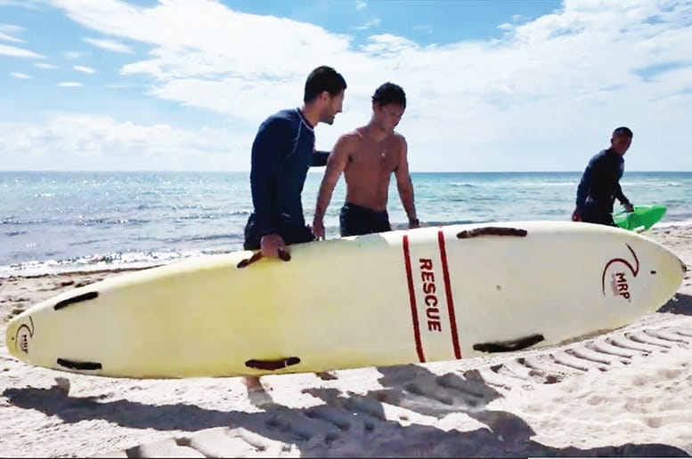 MDFR demonstrates rip current rescue
