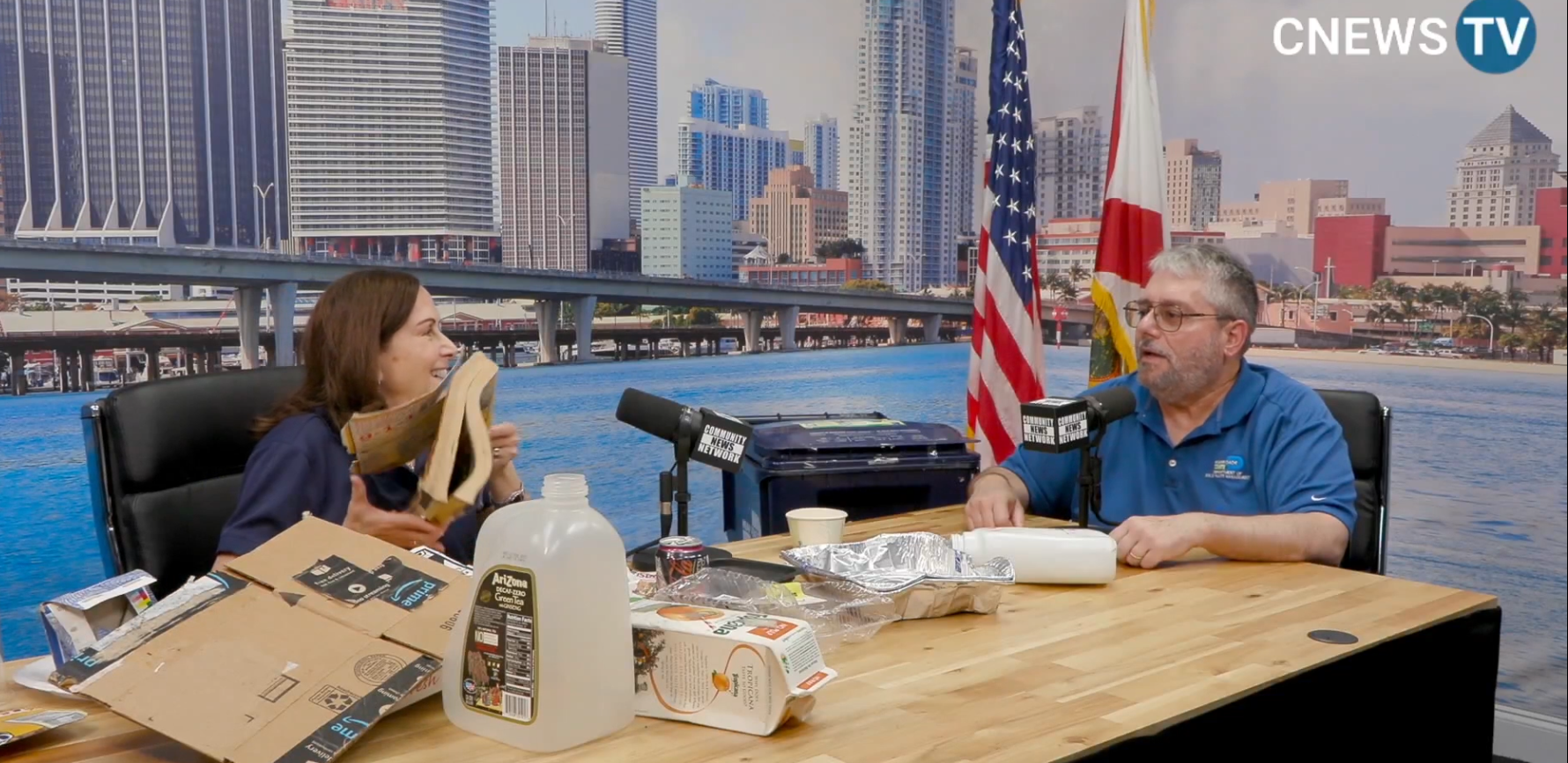 Frank Calderon and Jeanmarie Massa Discuss the Do’s and Don’ts of Recycling in Miami-Dade