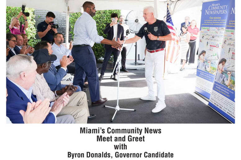 Candidate Byron Donalds visits Community News