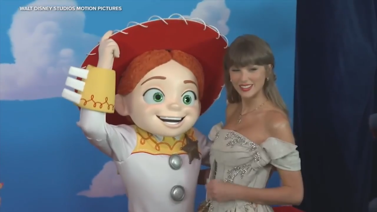 Cast of ‘Toy Story 5’ attends star-studded Hollywood premiere, including surprise appearance by Taylor Swift