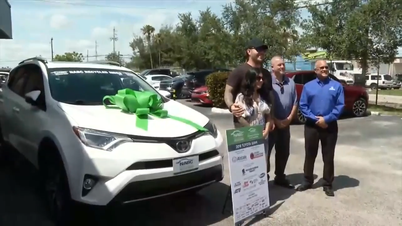 South Florida veteran gifted car through National Auto Body Council’s Recycled Rides Program