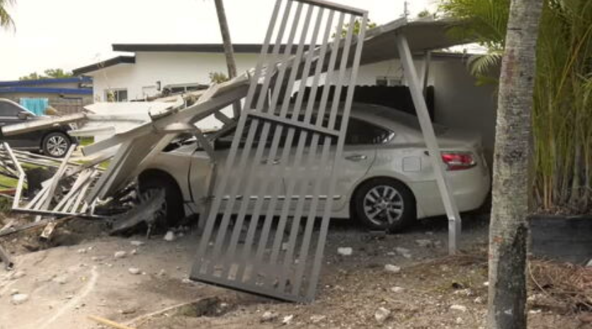 MDFR: Car collides into a home in Northwest Miami-Dade, minor injuuries reported
