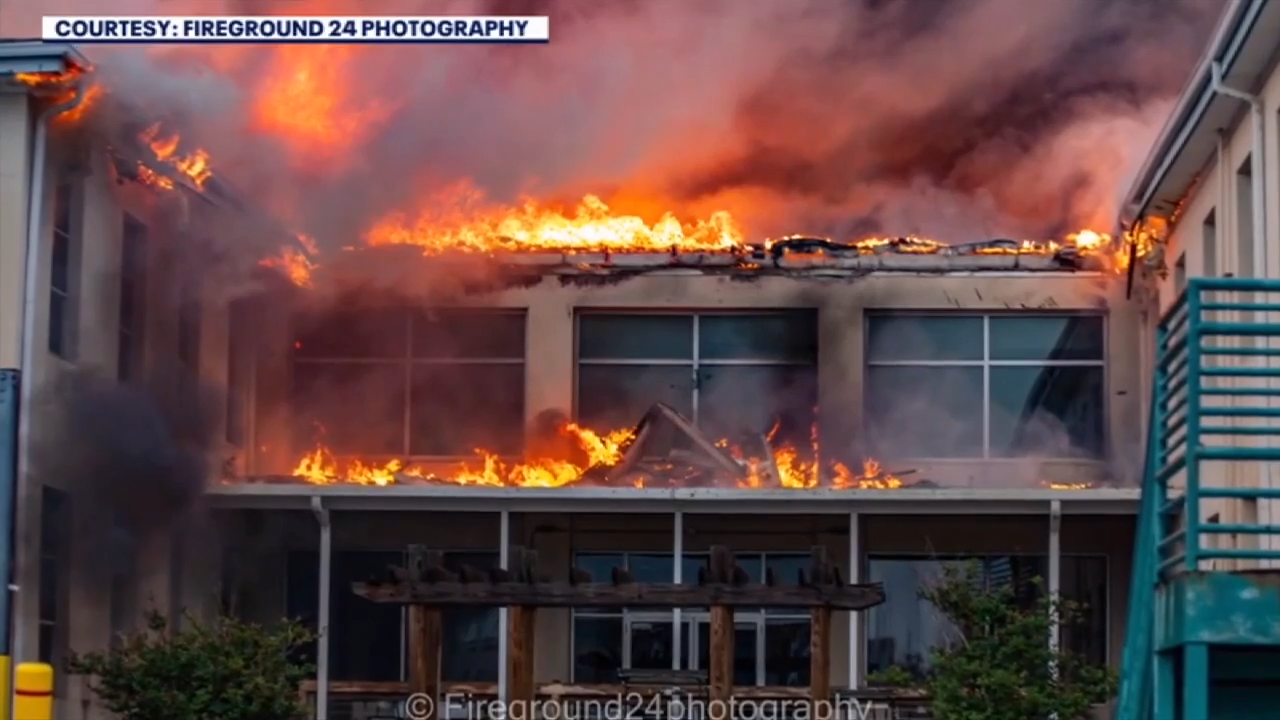 Researchers try to recover scientific work after fire caused by lightning strike destroyed USF lab building