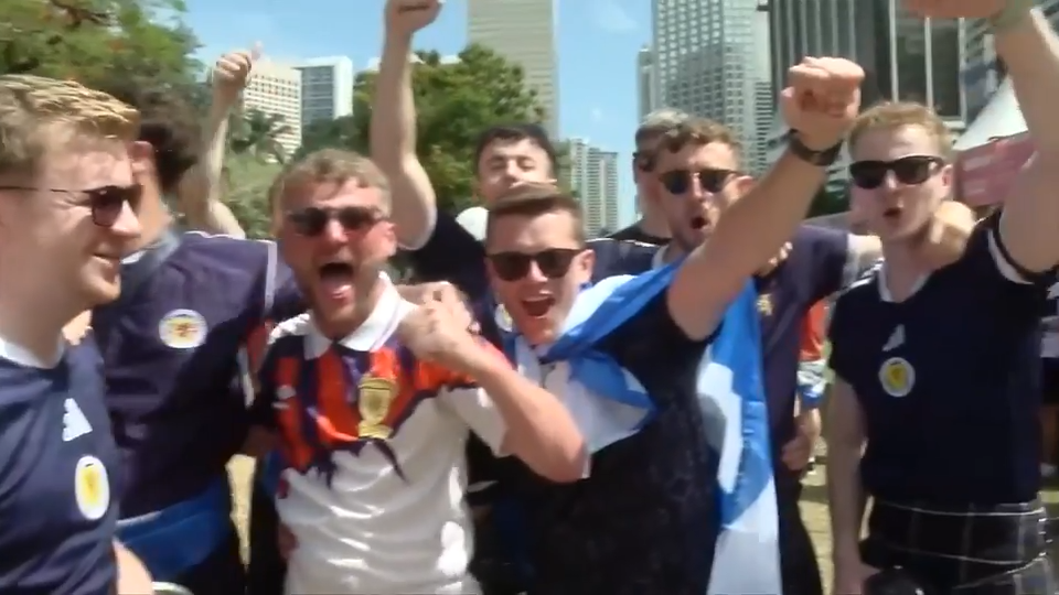 FIFA Fan Fest heats up with excitement from Brazilian, Scottish fans ahead of World Cup showdown