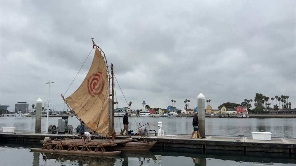 Moana live-action boat sets sail, set to arrive in Miami on Thursday