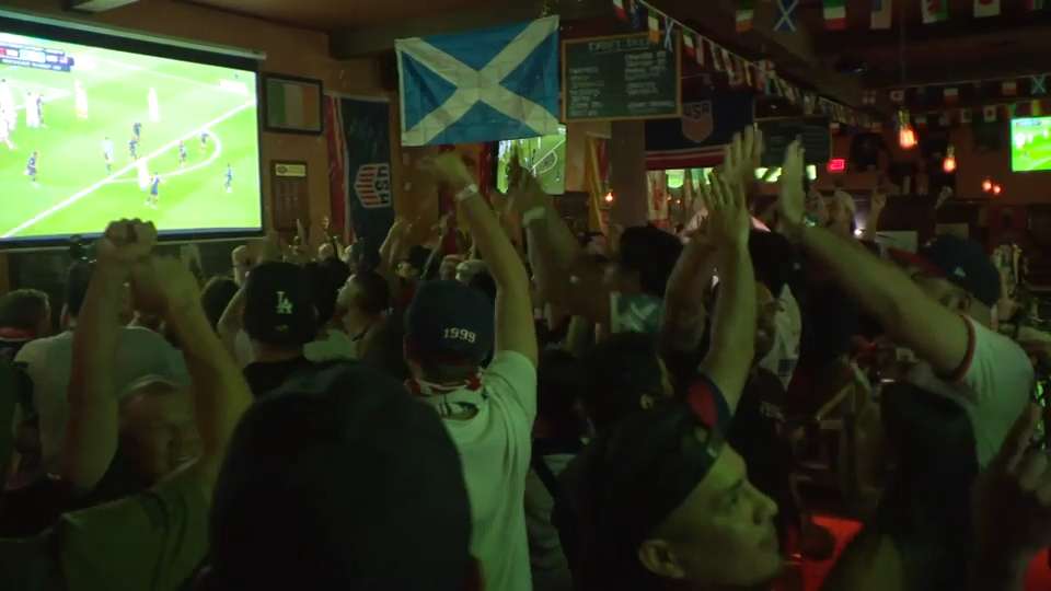 Team USA spirit takes over Hollywood as fans rally for US versus Turkey World Cup match