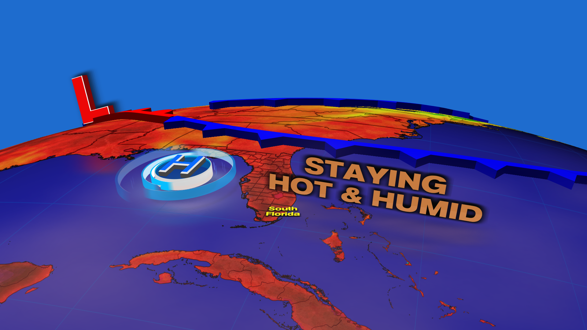 Hot and Humid Stretch for Foreseeable Future