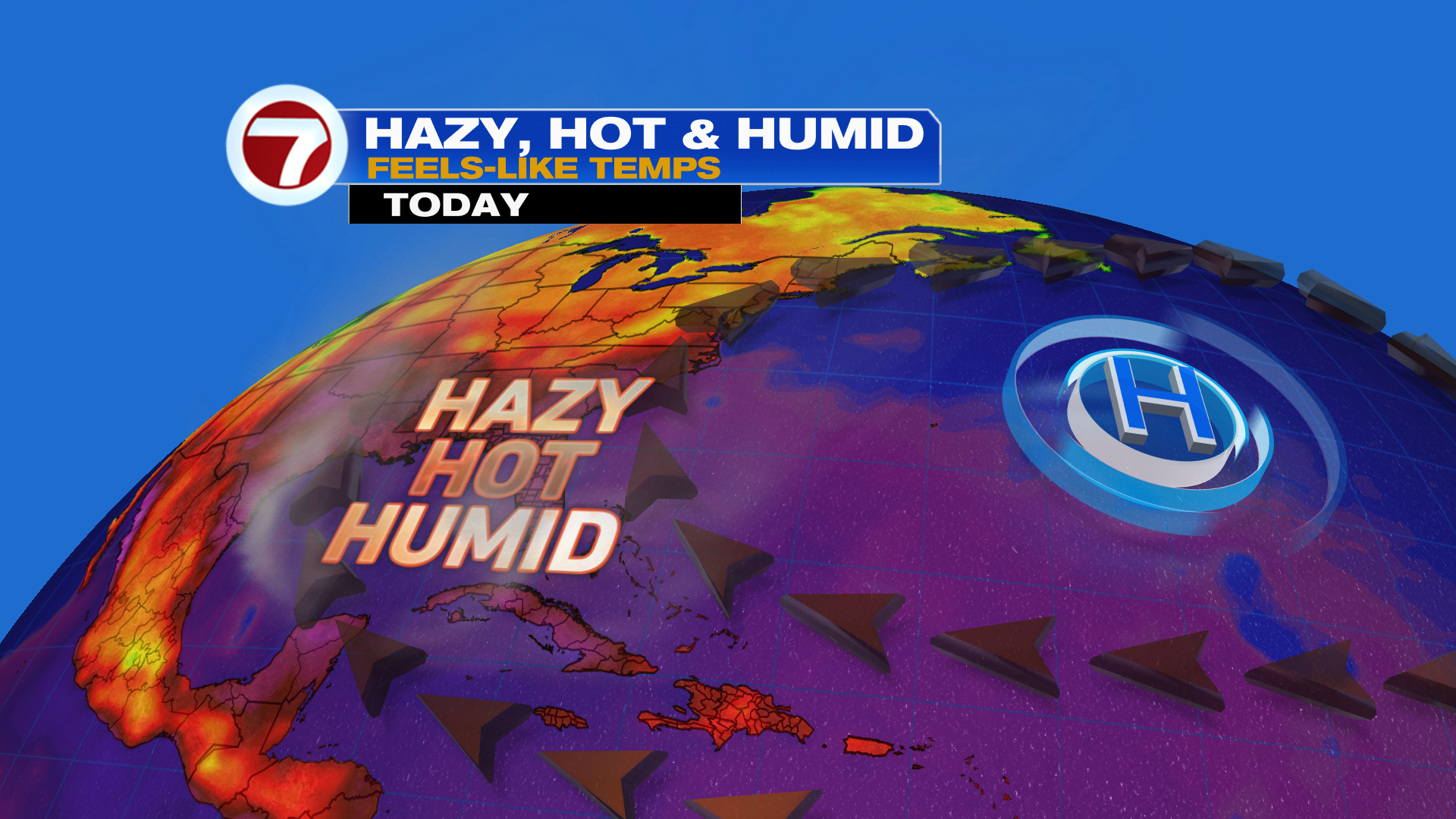 Hot, Hazy, and Humid Weekend Ahead