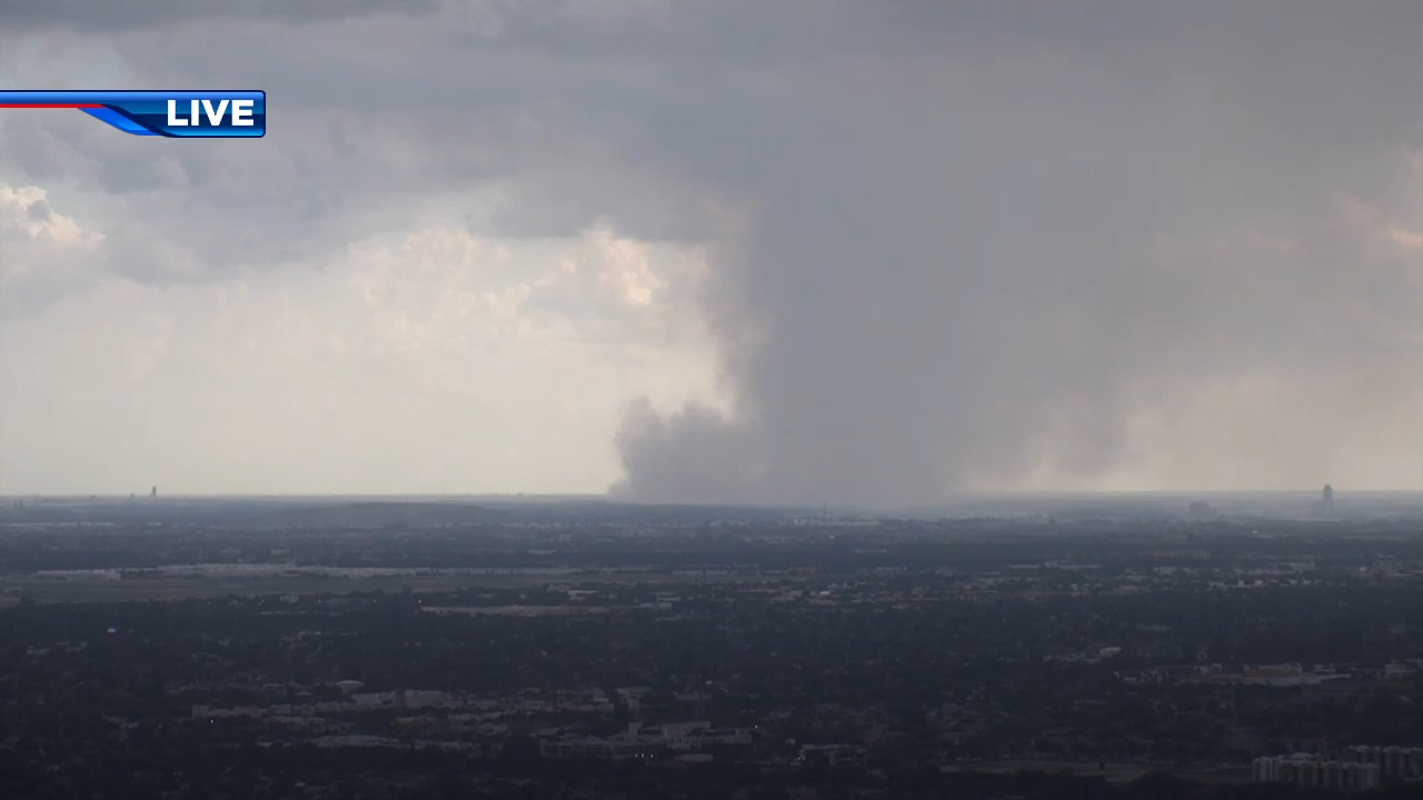 MDFR, Florida Forest Service battle 3-alarm brush fire reported in West Miami-Dade