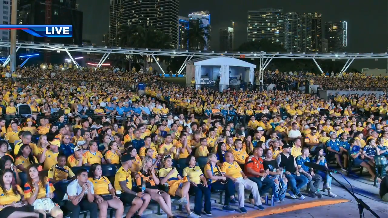 Colombian fans attend watch parties across Miami, share hopes for match against Uzbekistan