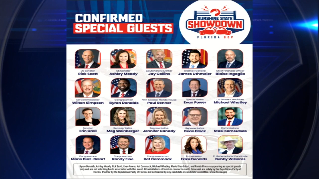 Florida Republicans take center stage at Sunshine State Showdown in Hard Rock Casino