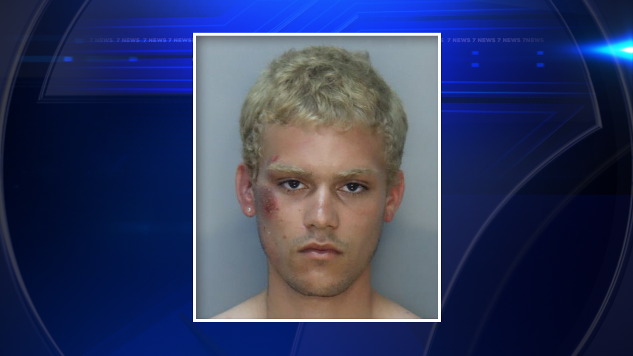 Miami Beach burglary suspect found naked inside apartment, accused of injuring detective during arrest