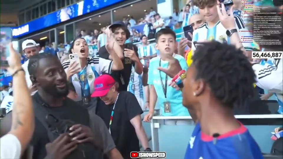 FIFA investigating incident between fan and YouTuber IShowSpeed at World Cup match at Miami Stadium
