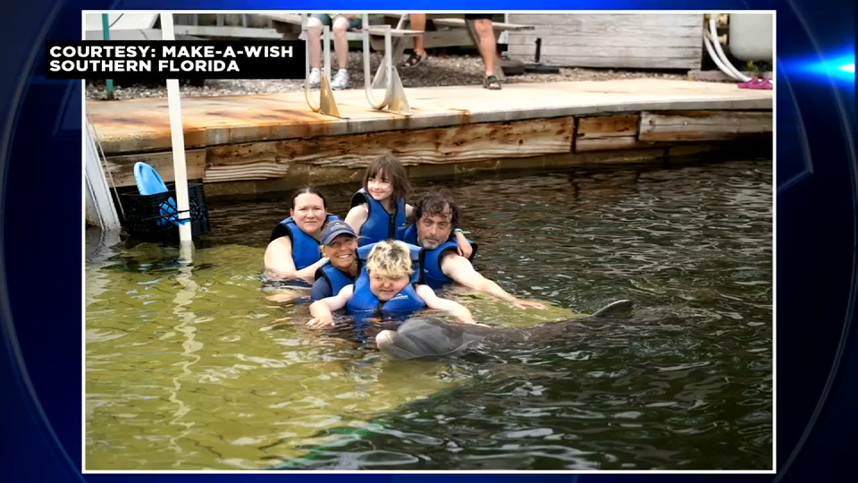 Illinois teen with muscular dystrophy gets wish to see dolphins granted in Key Largo