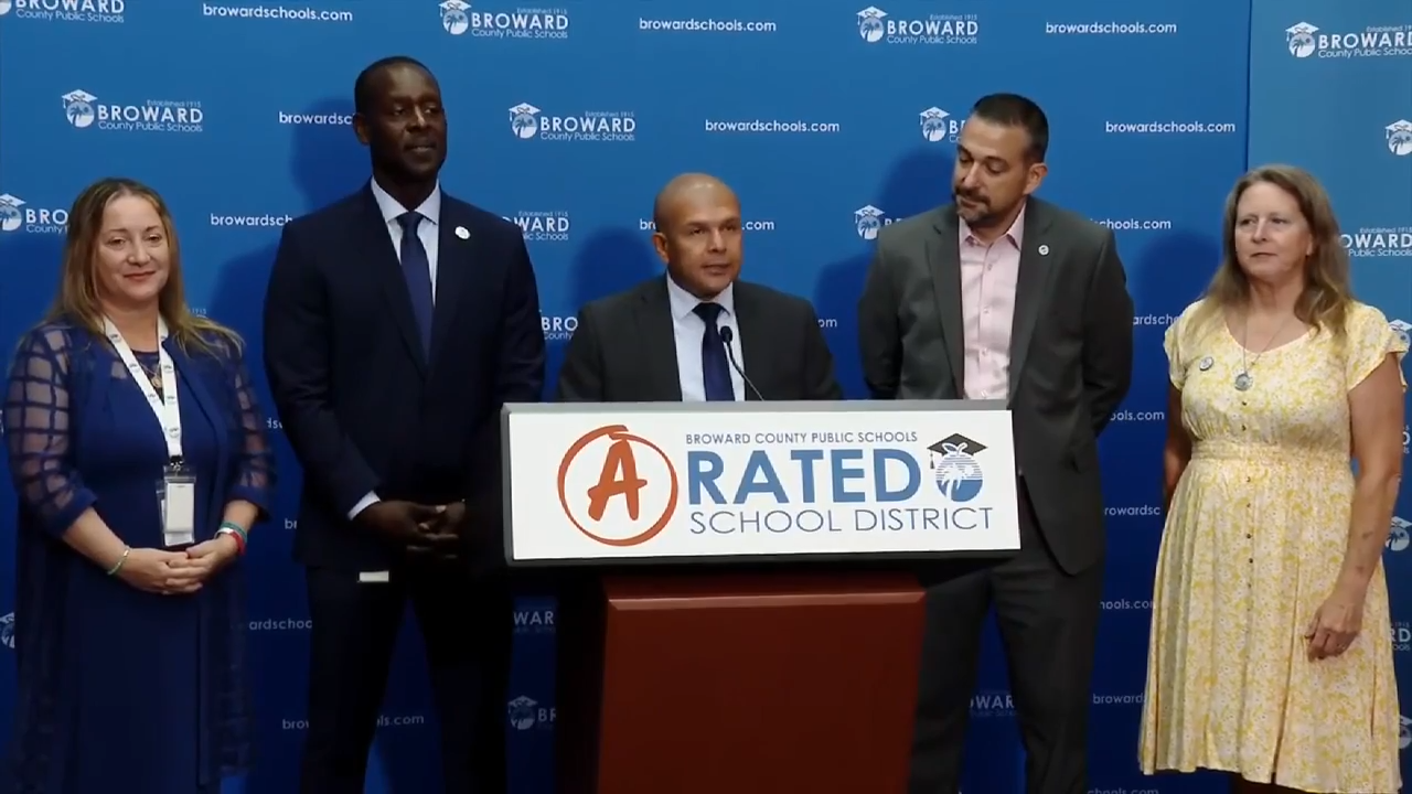 BCPS and M-DCPS receive ‘A’ grades from Florida Department of Education