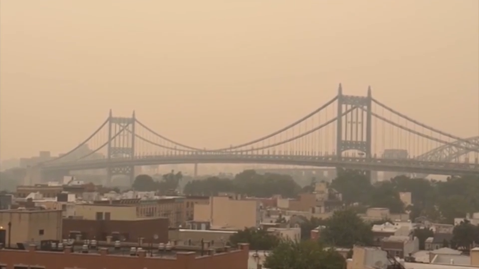 Wildfire smoke is driving terrible air quality in major cities as new plumes arrive from Canada