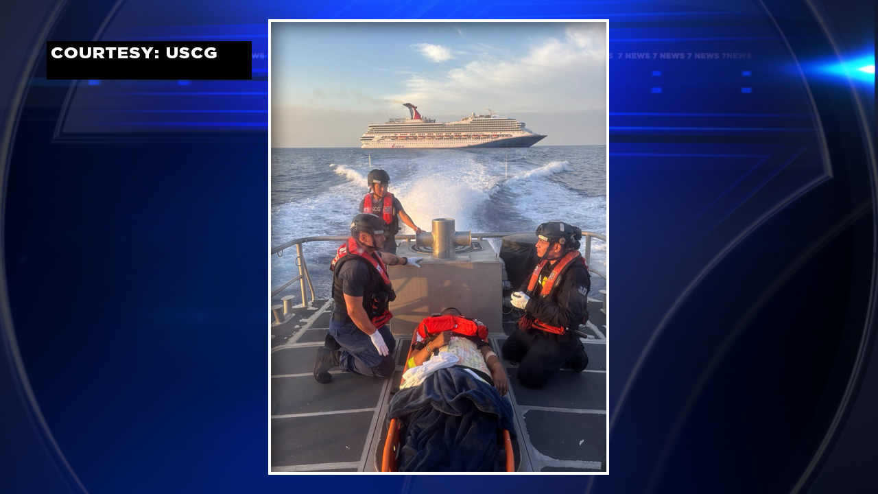 USCG evacuates woman who had pregnancy complications from cruise ship