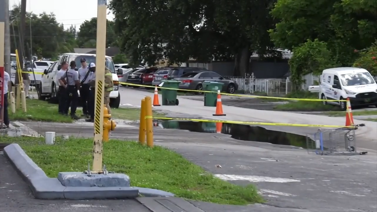 Gas spill at Miami Gardens gas station leaves 50 gallons of fuel on street