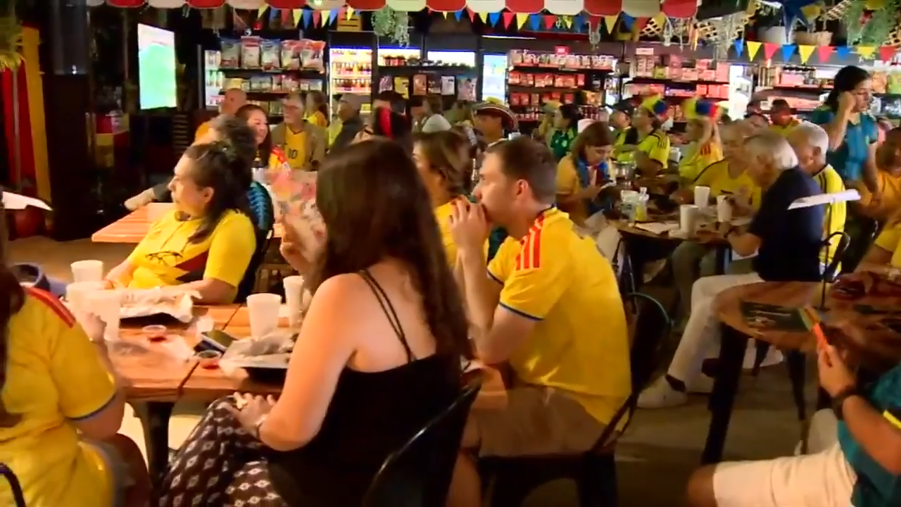 Colombia fans share hope for victory against Switzerland in World Cup match