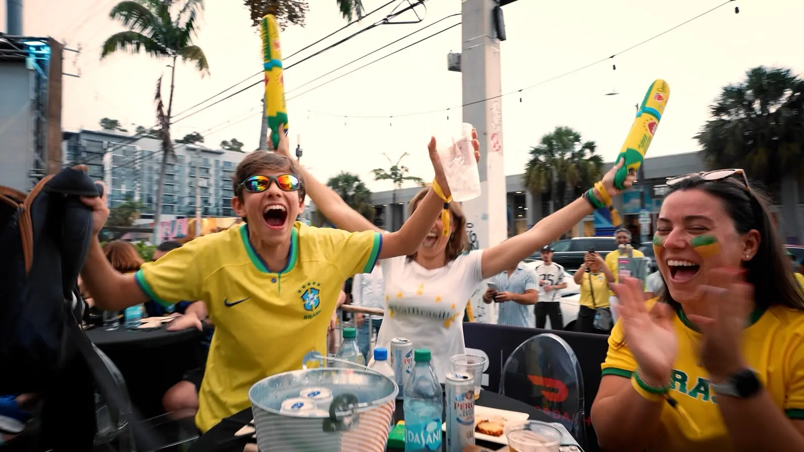 Bagpipes and caipirinhas: Brazil and Scotland take over Miami