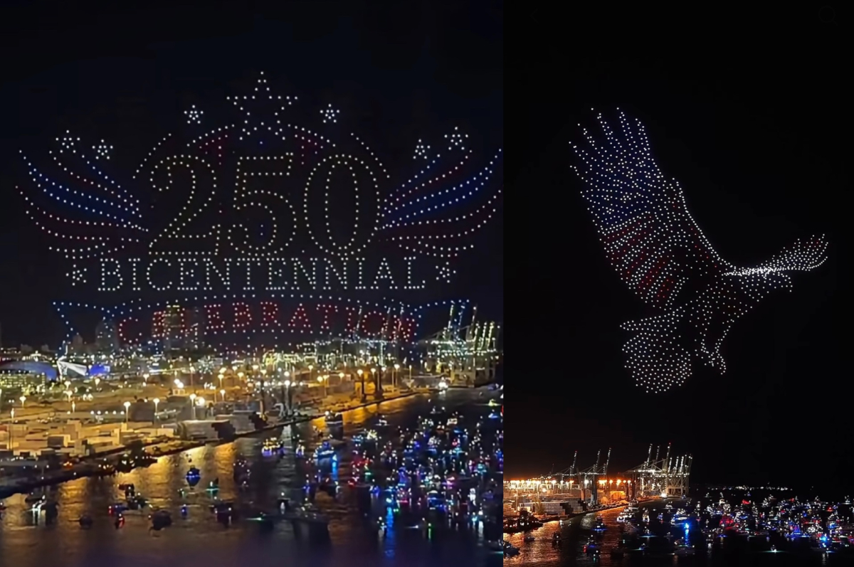 Miami’s July 4 drone show got America’s birthday wrong